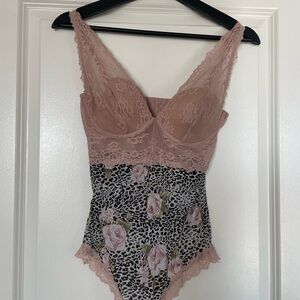 Intimissimi Floral Lace Bodysuit